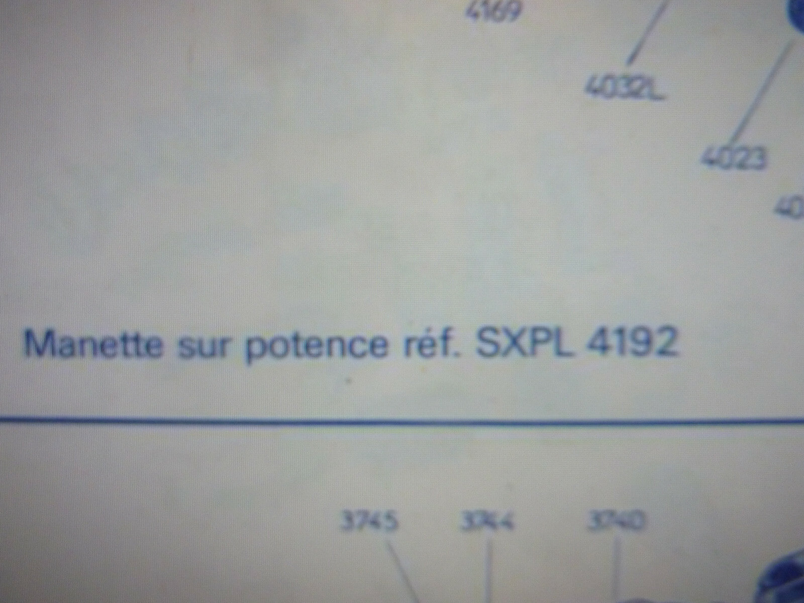 ✨ NOS 1 rondelle 4026  simplex  levier vitesses  vintage  SXP 4189 SXPL 4191✨