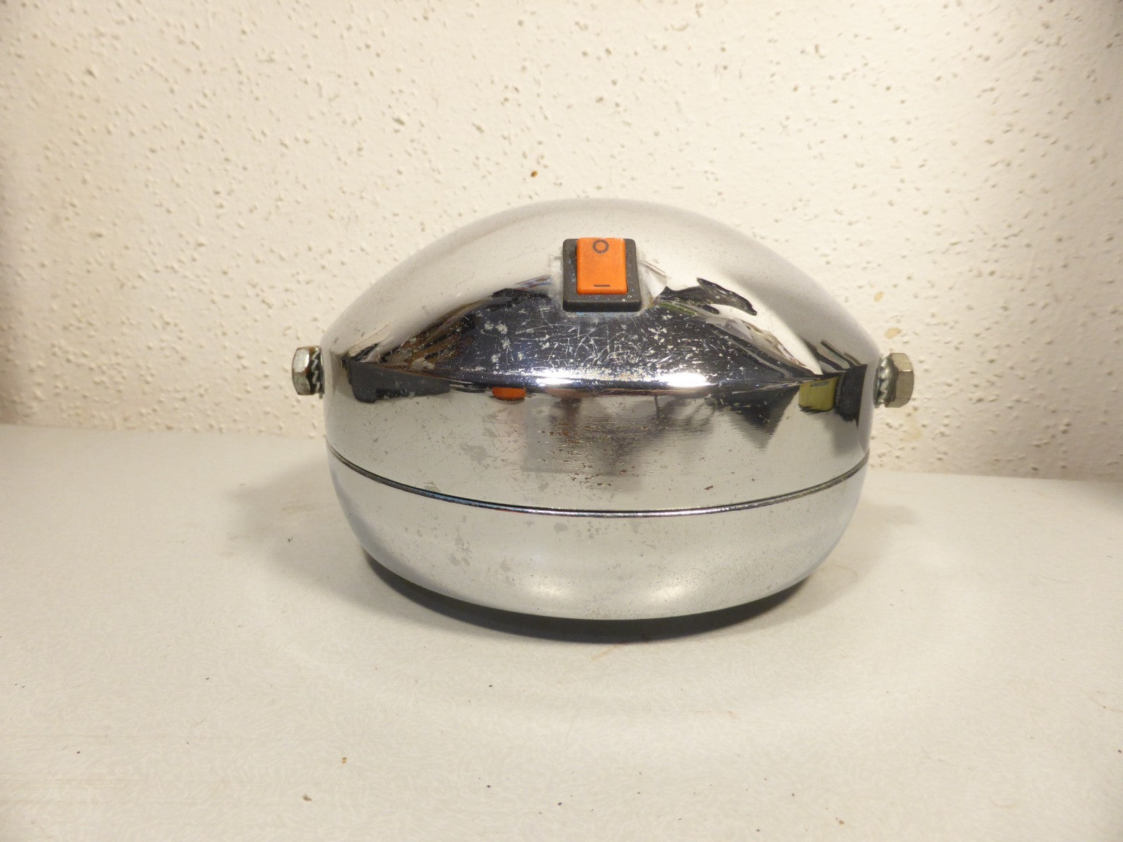 ✨ Ancien  phare rond chromé Ø 142   Motobecane  PEUGEOT   cyclomoteur mobylette✨