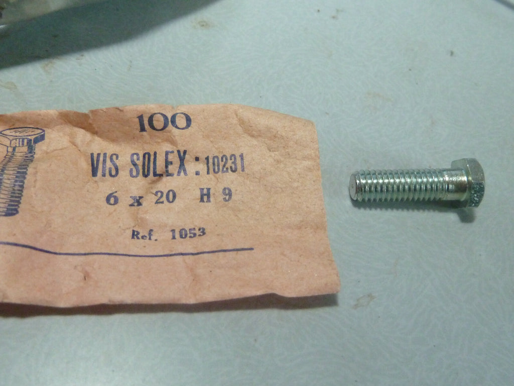 ✨ NOS neu 2 Vis Solex 6x20 – Deco-Savoy – 6 pans 9 mm – NOS – Réf.1053 ✨