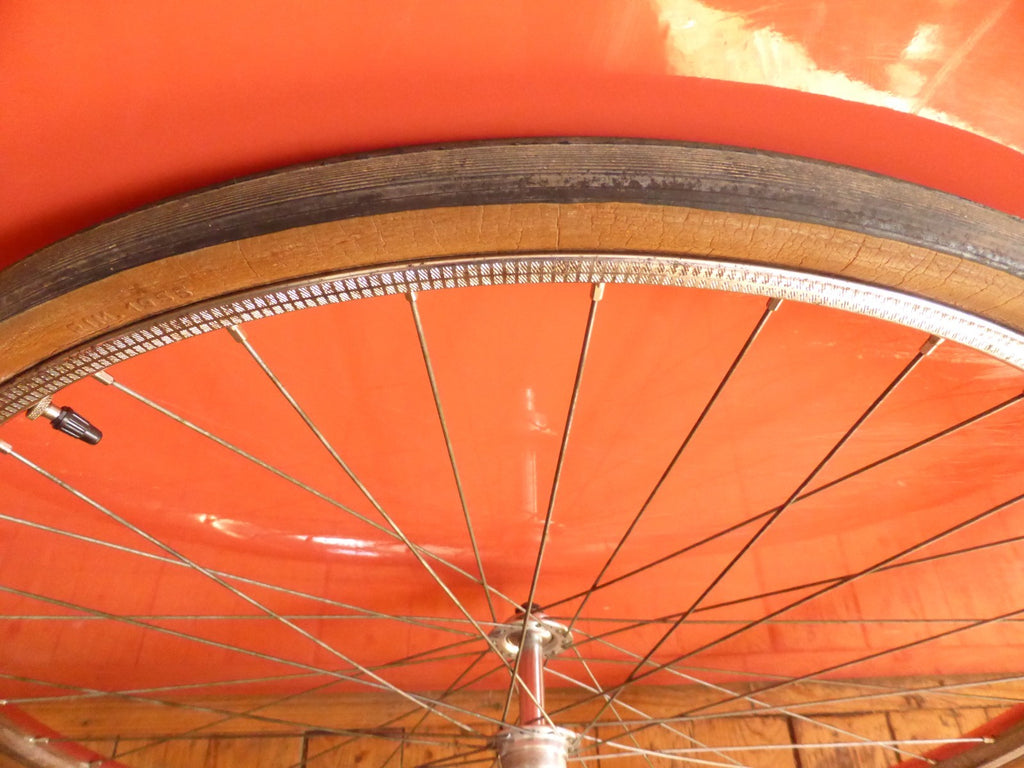 ✨ NOS Roue arrière velo vintage 700C (622) – SAMIR SAMINOX 1984 ✨