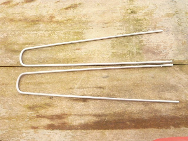 ✨ NOS 2 tringle de garde boue 380 mm Ø 4,9 mm aluminium  vélo vintage alu✨