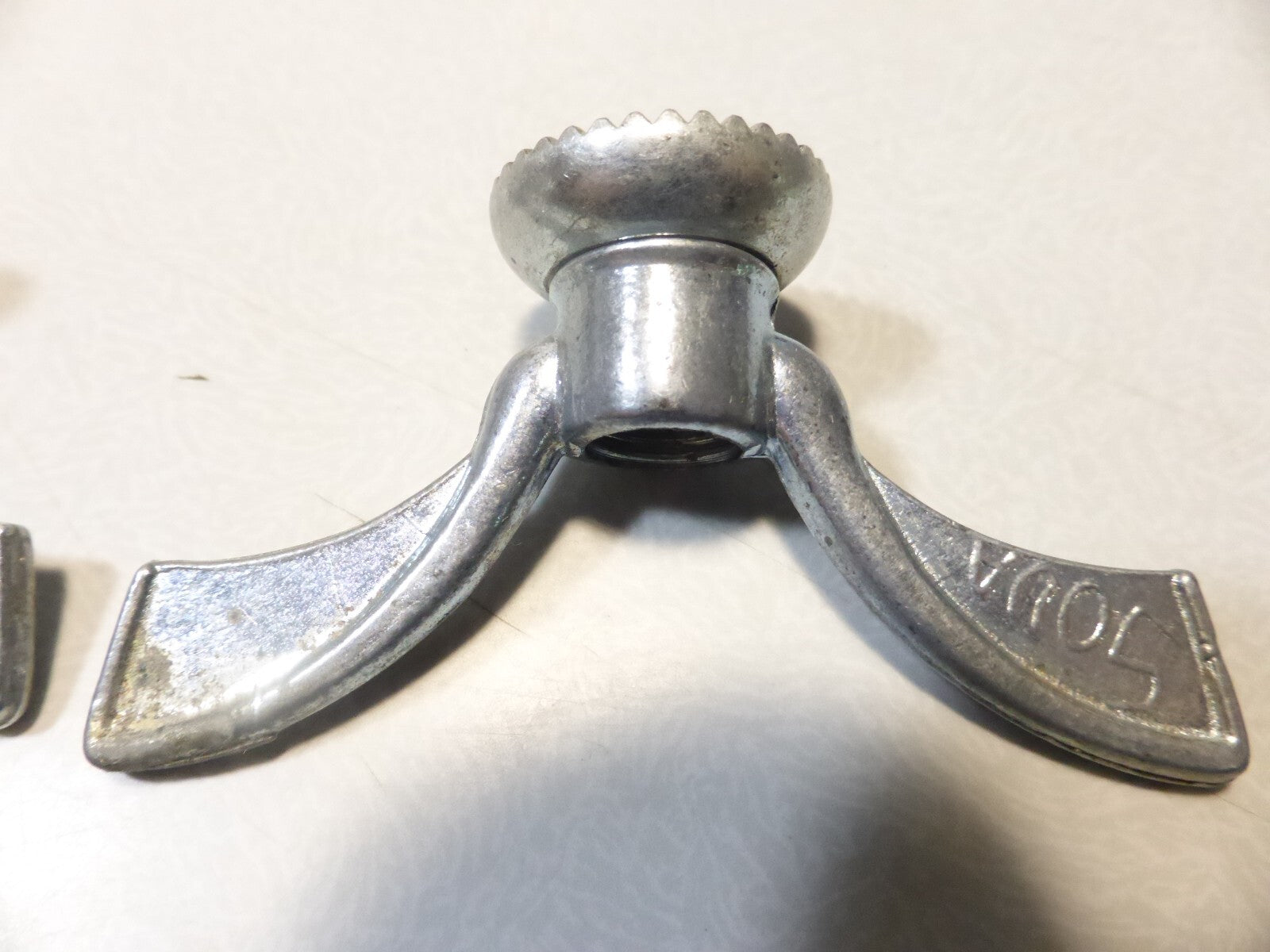 2 vintage papillons d'axe sova 9.5 mm pas de 1