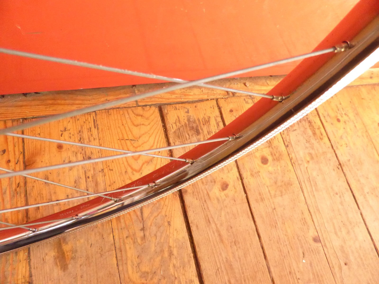 ✨ NOS  Roue avant Vélo Vintage SAMIR 650B Saminox 1982 – Moyeu Maillard✨