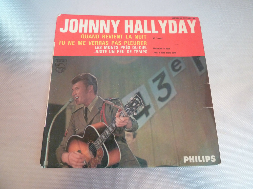 Johnny HALLYDAY     Quand revient la nuit     7'  EP 45 tours