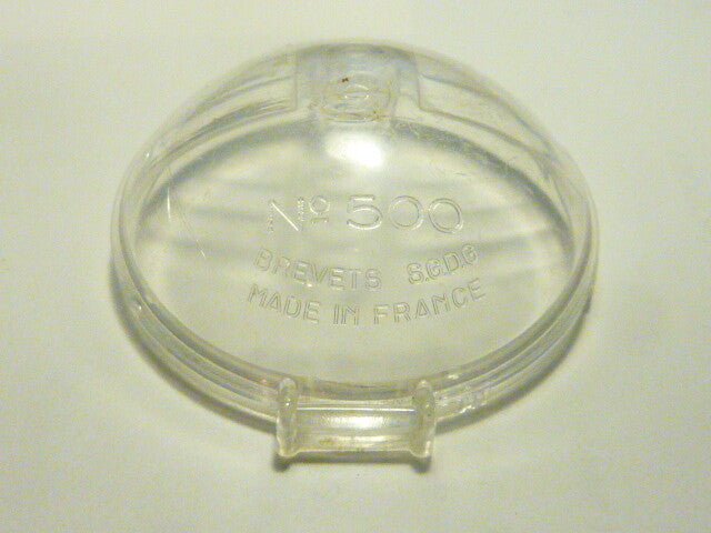 verre de phare JOS 500  d'époque , vélo ancien Vintage bicycle light headlight