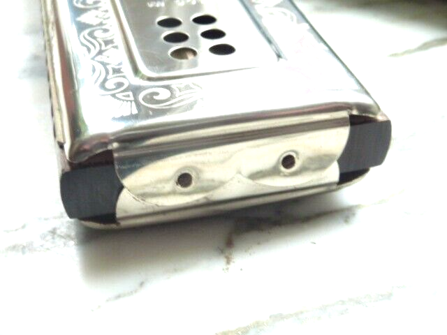 Vintage M. Hohner THE ECHO HARP Harmonica In Original Box C/G 55/80 Germany