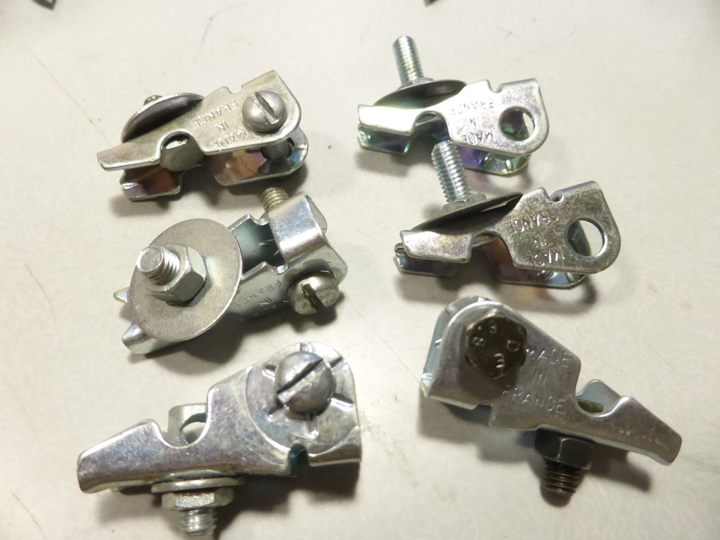 ✨ NOS lot 6 Support de Phare Vélo Cibié / Soubitez – Attache Vintage ✨