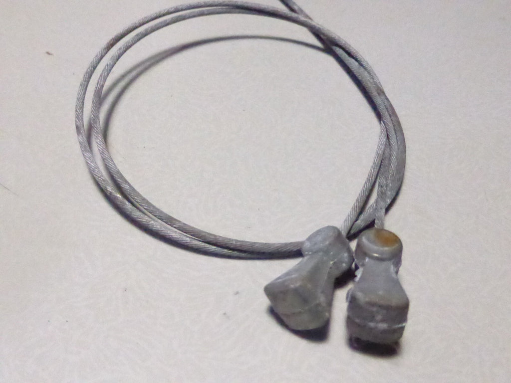 vintage 2 Cables pontet a tirage central cantilever vélo VTT  VTC BMX