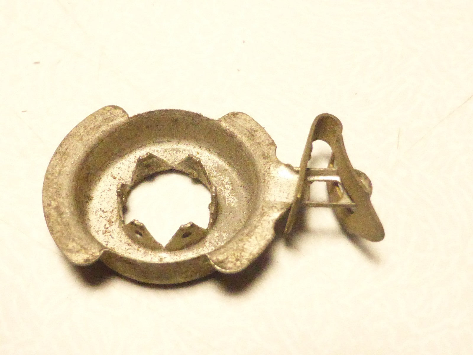 1 ancien vintage support porte ampoule 19 mm mobylette 104 BB vitalux soubitez
