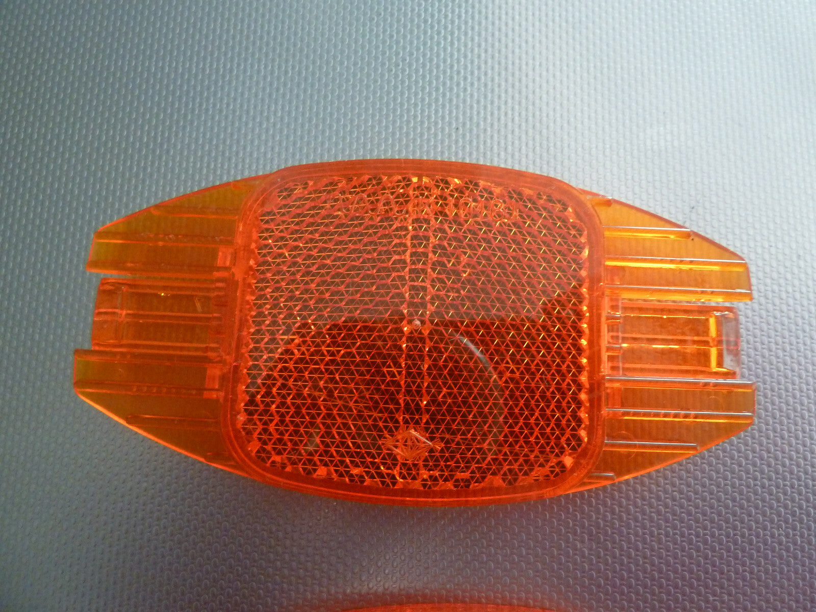 2 reflecteurs orange de roues de velo  catadioptre