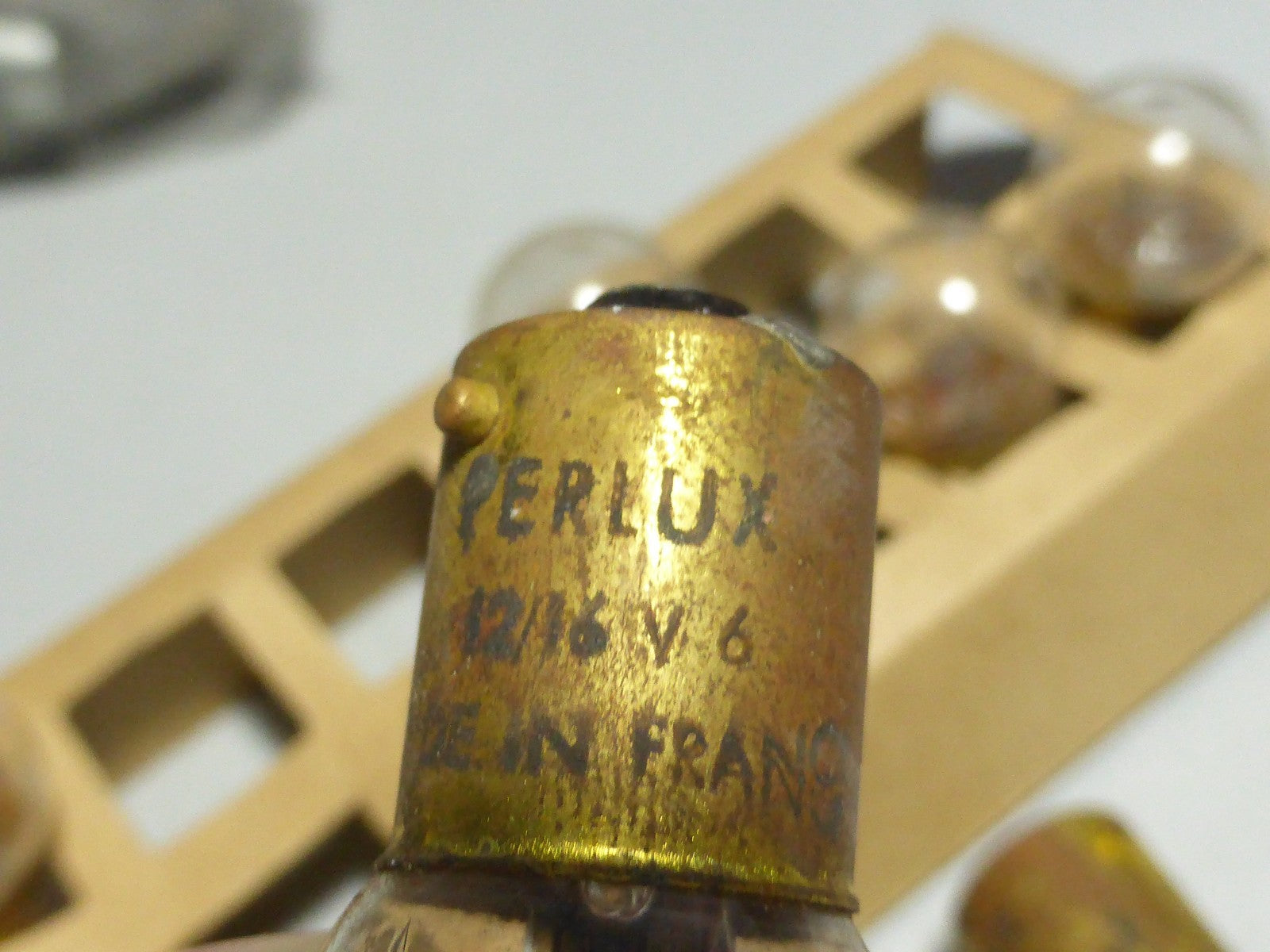 ✨ 6 Ampoules PERLUX 12V / 16V – Culot BA15s Ø15mm – Ancien stock / NOS ✨
