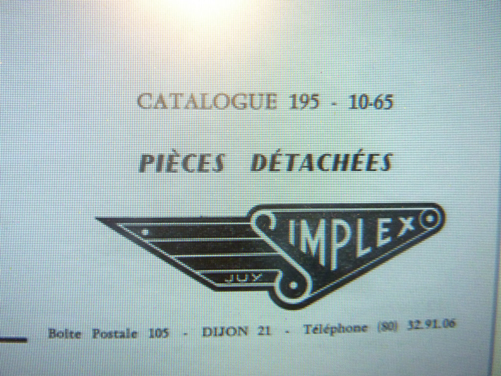 NOS Simplex ChainGuard  Mounting  NOS patte fixation carter chaine 2361B bike