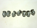 7 anciennes vis boulon  carter borgne  velo cyclomoteur mobylette vintage