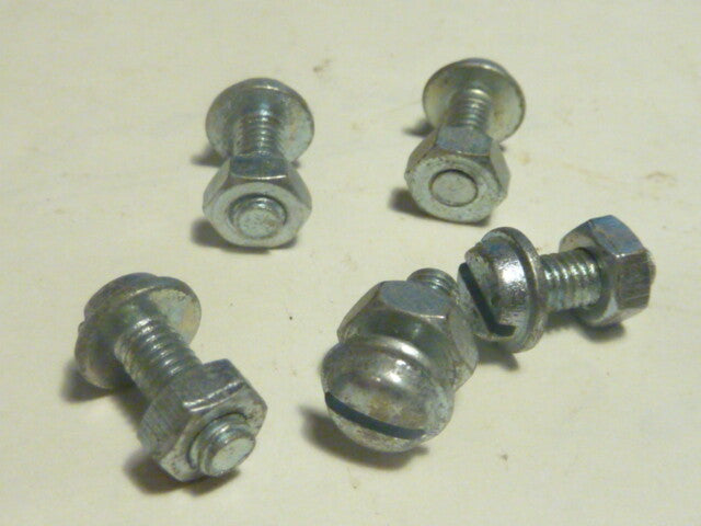 NOS NEU 5 anciennes vis carter de chaine velo cyclomoteur mobylette vintage