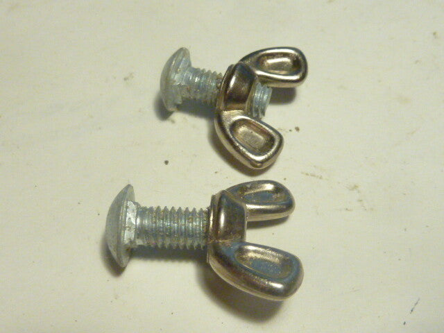 ✨NOS 2 Vis Papillon Écrous Oreilles vintage 6x16 mm ailettes garde boue fender ✨