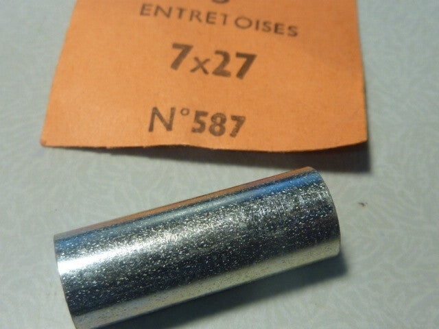NOS Entretoise  27 mm diamètre ext 10 mm pot echappement motobecane algi 7x27