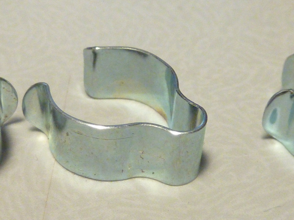 2 collier huret ressort fixation transmission spring clips for fixing cables
