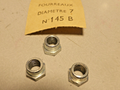 ✨NOS NEU ancien vintage 3 écrou plateau  pédalier  épaulé méplat fourreaux Ø 7✨