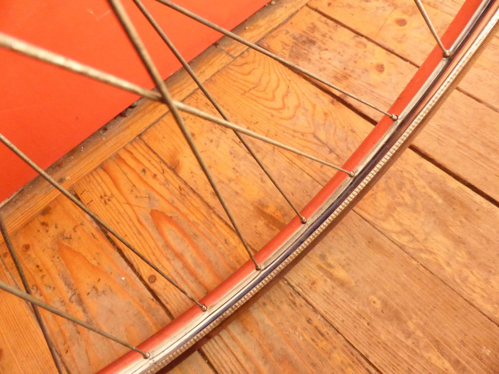 ✨ NOS Roue arrière velo vintage 700C (622) – SAMIR SAMINOX 1984 ✨