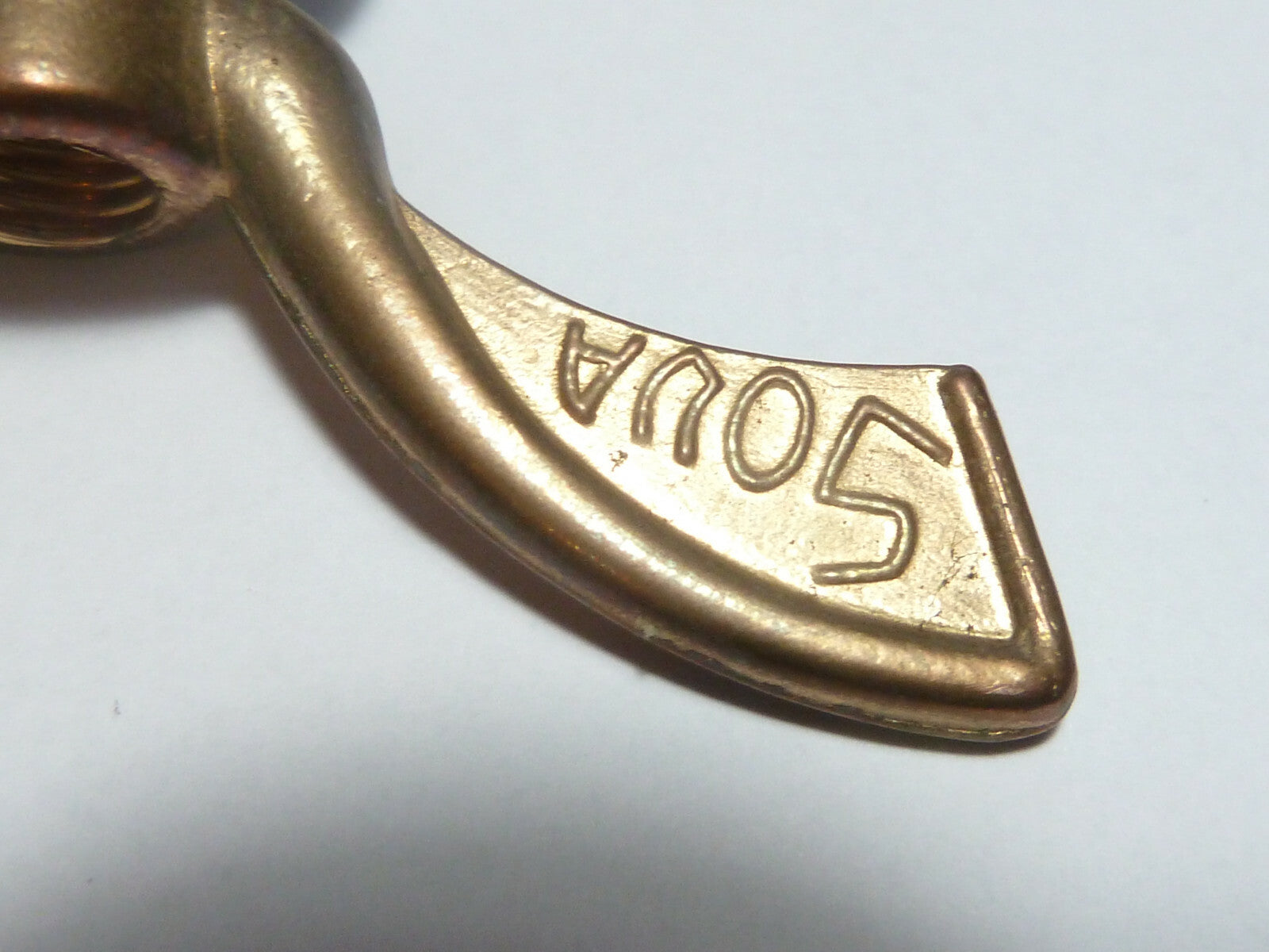 ✨ NOS Neu neuf 2 Écrous Papillon Vélo Ancien SOVA Wing Nuts 8 mm Laiton Vintage