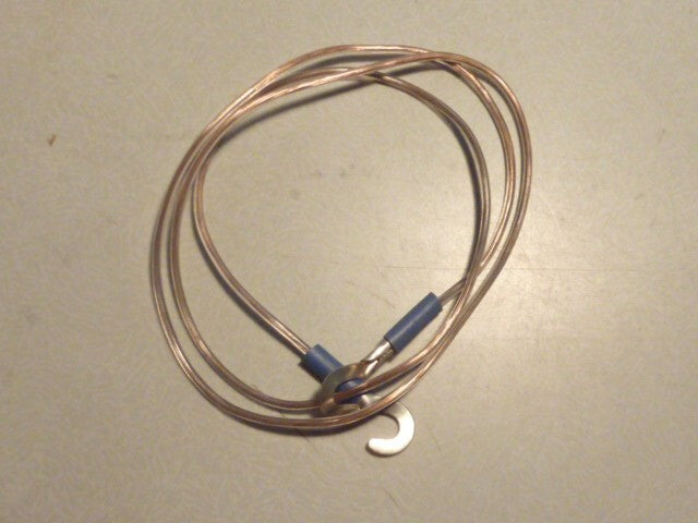 ✨ NOS lot de 2  cable electrique 0..6 metre VELO MOBYLETTE optique phare dynamo✨