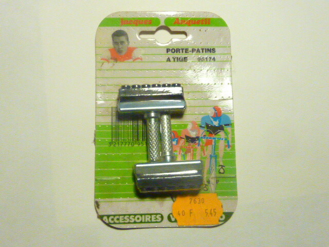 OLD BIKE NOS  lot de 2 PATINS DE FREINS  vintage brake pads jaques anquetil