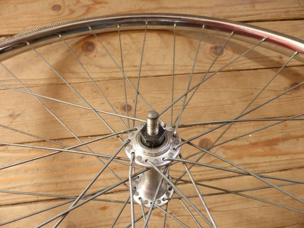 ✨ NOS  Roue Vélo Vintage SAMIR 650B Saminox 1983 – Moyeu Maillard✨