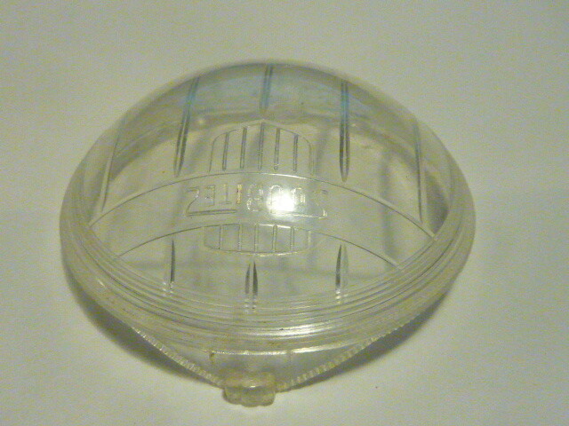 Neu antique old N.O.S neu verre de phare old french vintage  soubitez