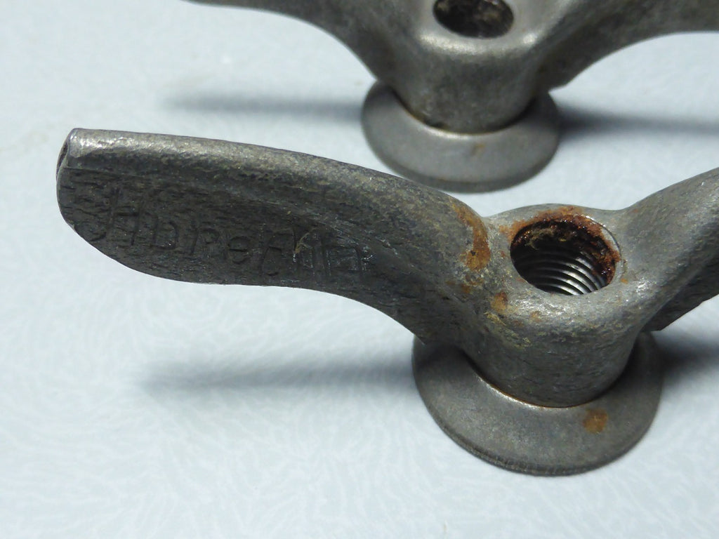 ✨NOS Neu 2 Écrous Papillon Vélo Ancien  Huret Wing Nuts 9 mm Vintage✨