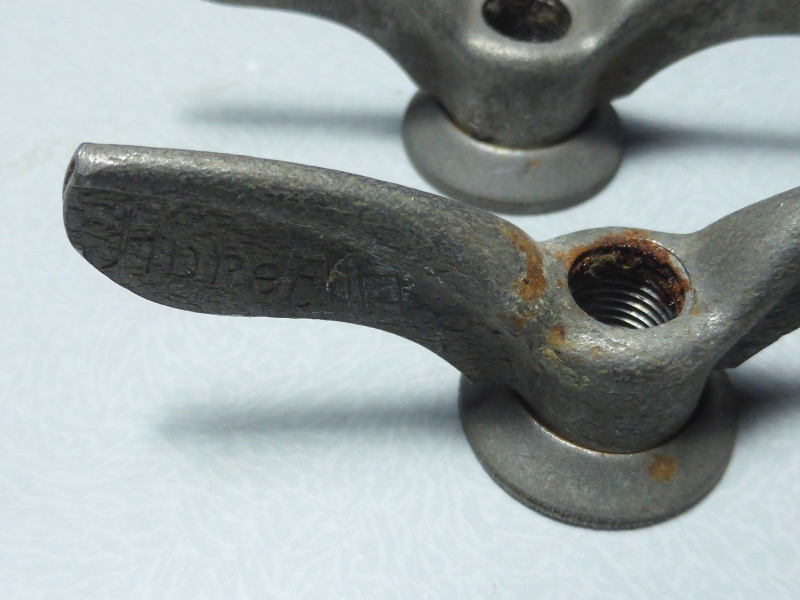 ✨NOS Neu 2 Écrous Papillon Vélo Ancien  Huret Wing Nuts 9 mm Vintage✨