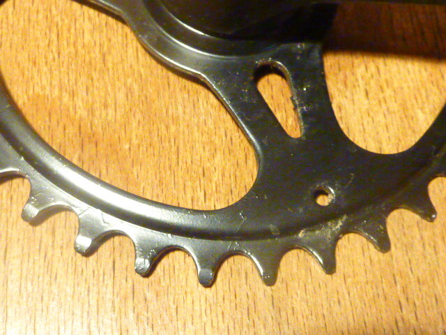 130 mm Pédalier 35 Dents Vintage noir  ofmega 35 teeth crankset BMX enfant
