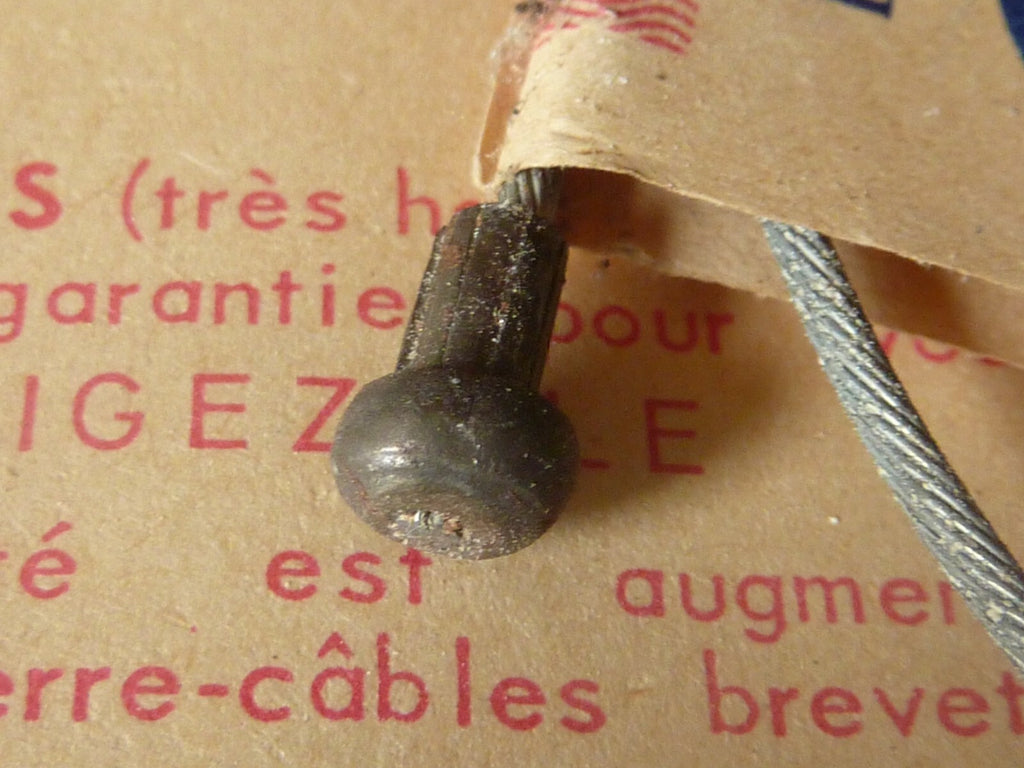 ✨✨  NOS lot  2 Câble Acier de Frein Vintage pour Vélo 0.6 M Indeca vintage✨ ✨