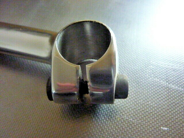 Potence 3TTT logo gravé alu 125mm 25,4mm 22 mm  80s