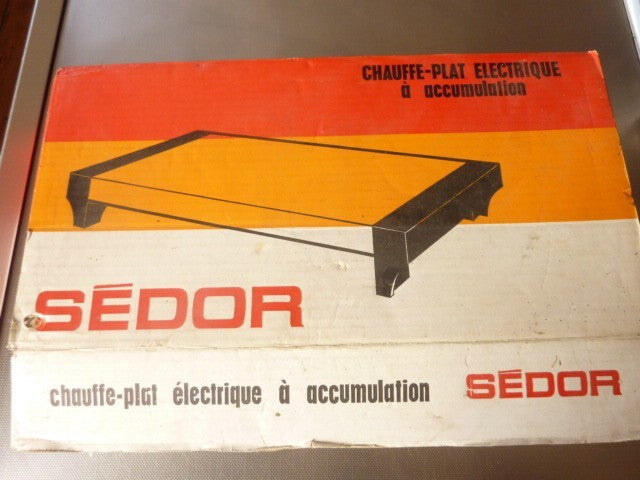 CHAUFFE PLAT VINTAGE ELECTRIQUE LUXE SEDOR MADE IN FRANCE
