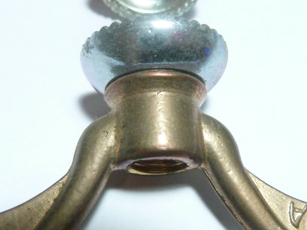 ✨ NOS Neu neuf 2 Écrous Papillon Vélo Ancien SOVA Wing Nuts 8 mm Laiton Vintage