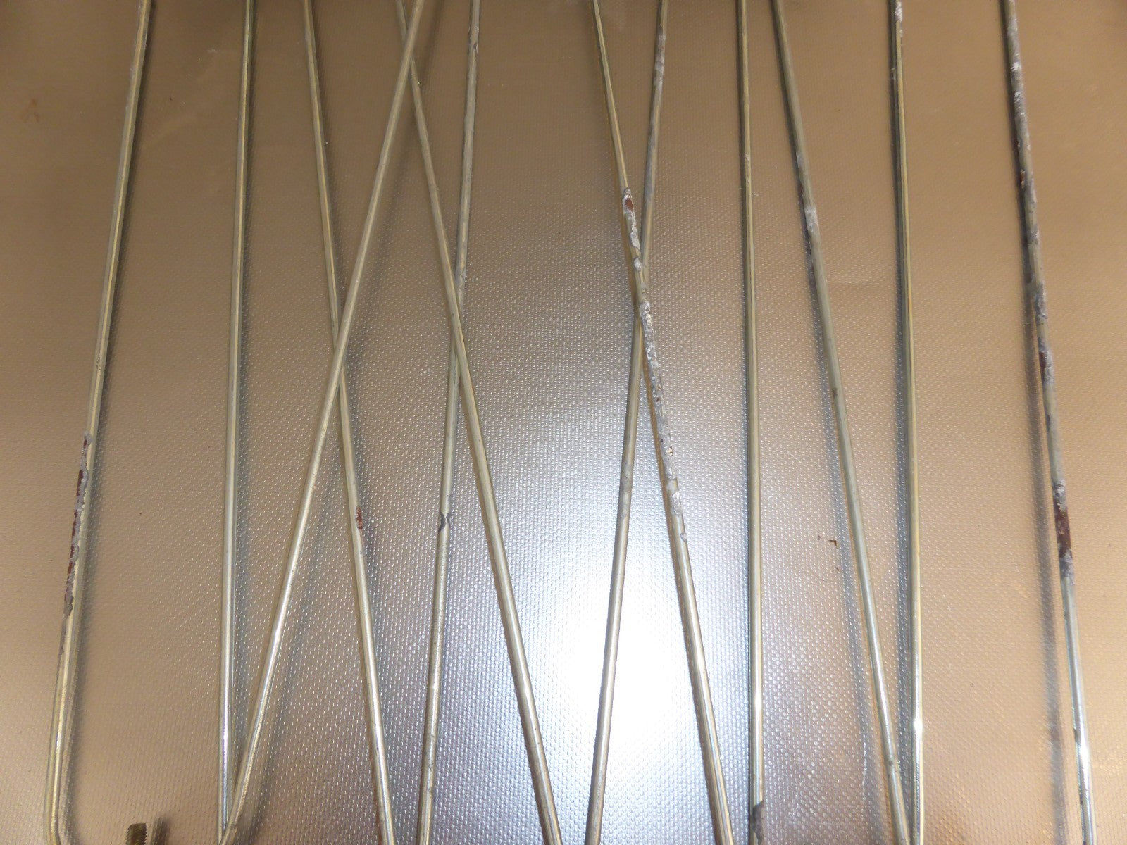 ✨✨lot 6 tringles de garde boue 360 mm Ø 3.5 mm acier vélo vintage 45 mm✨