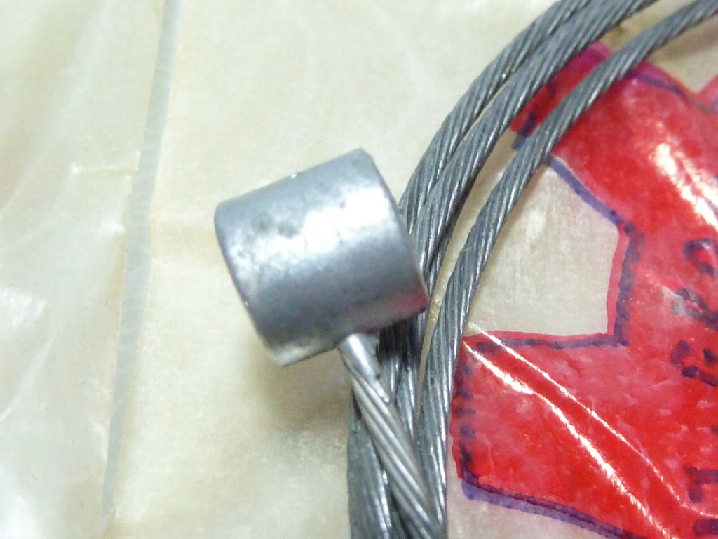 ✨NOS 2 Cable frein 125 cm goupille tonneau 8x8 poignée CLB de BB, 102, 103 fox✨