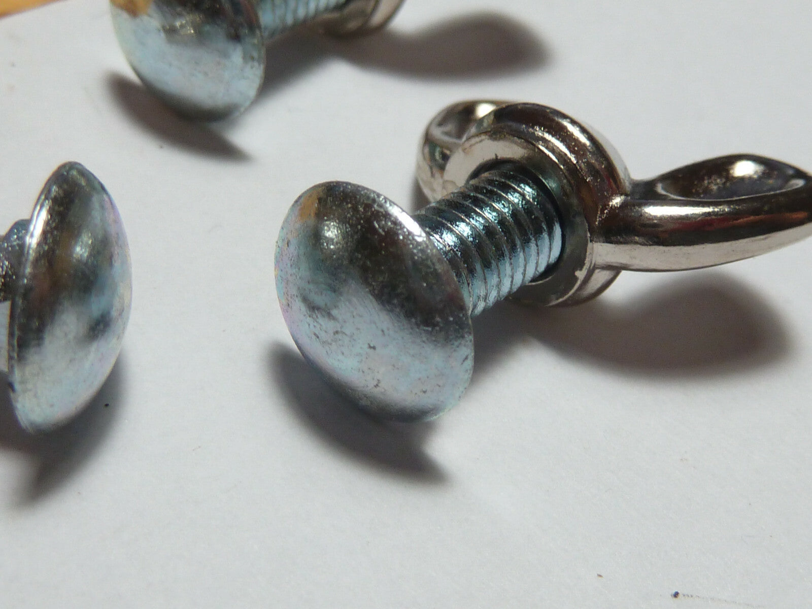✨NOS 4 Vis Papillon Écrous Oreilles vintage ancien stock 6x16 garde boue velo ✨