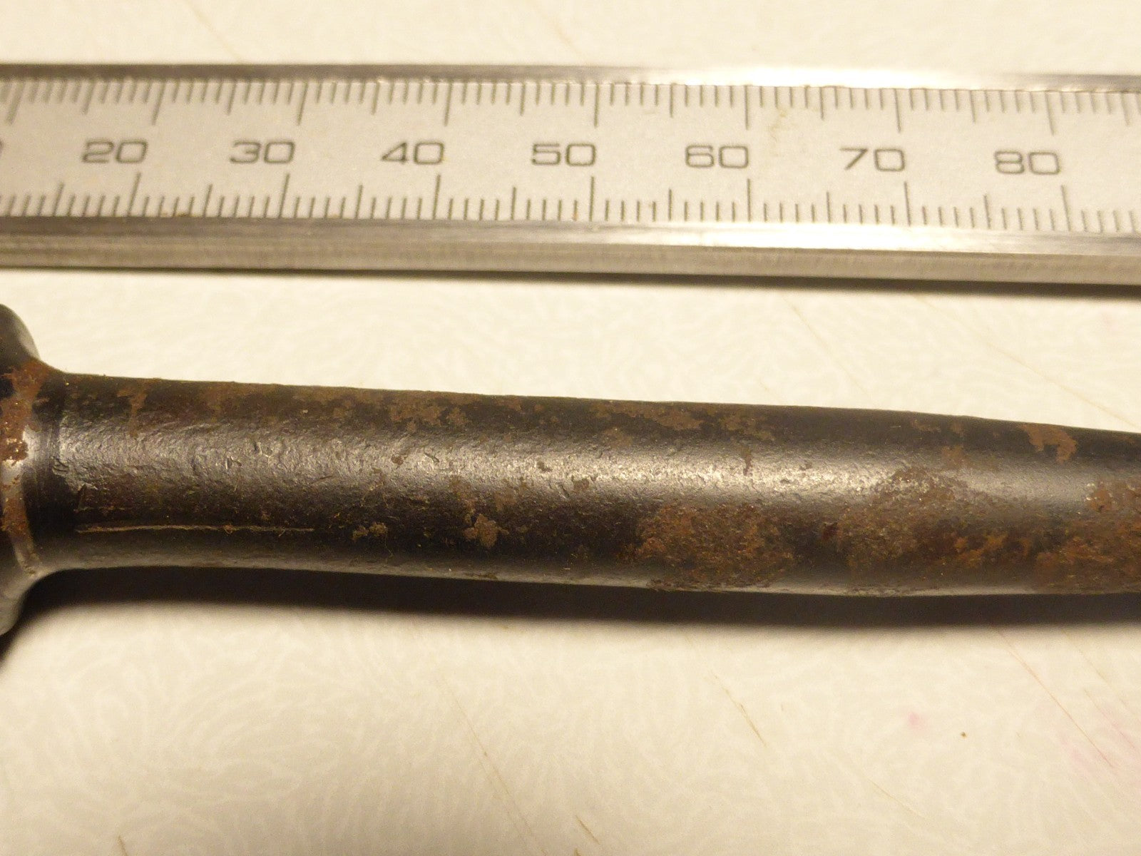 NOS neu vintage 1 Axe pédale droite 124 mm neuf ancien stock  vélo cyclo 9/16