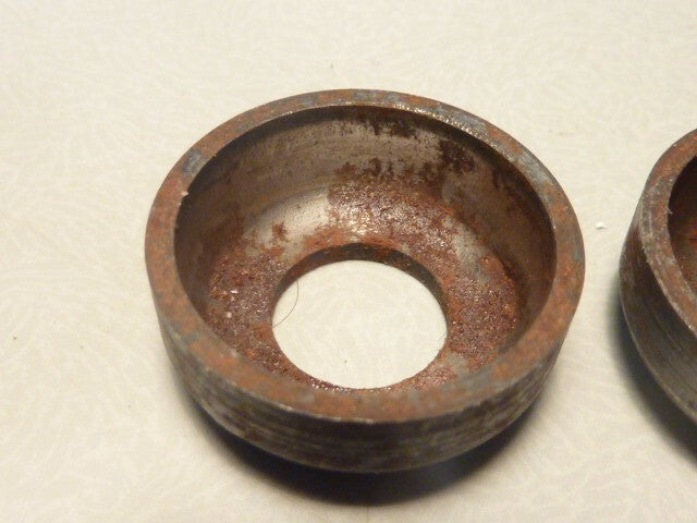 Velo 2 Cuvettes moyeu acier ø 28 mm - NOS - Oldschool, Vintage coupelles