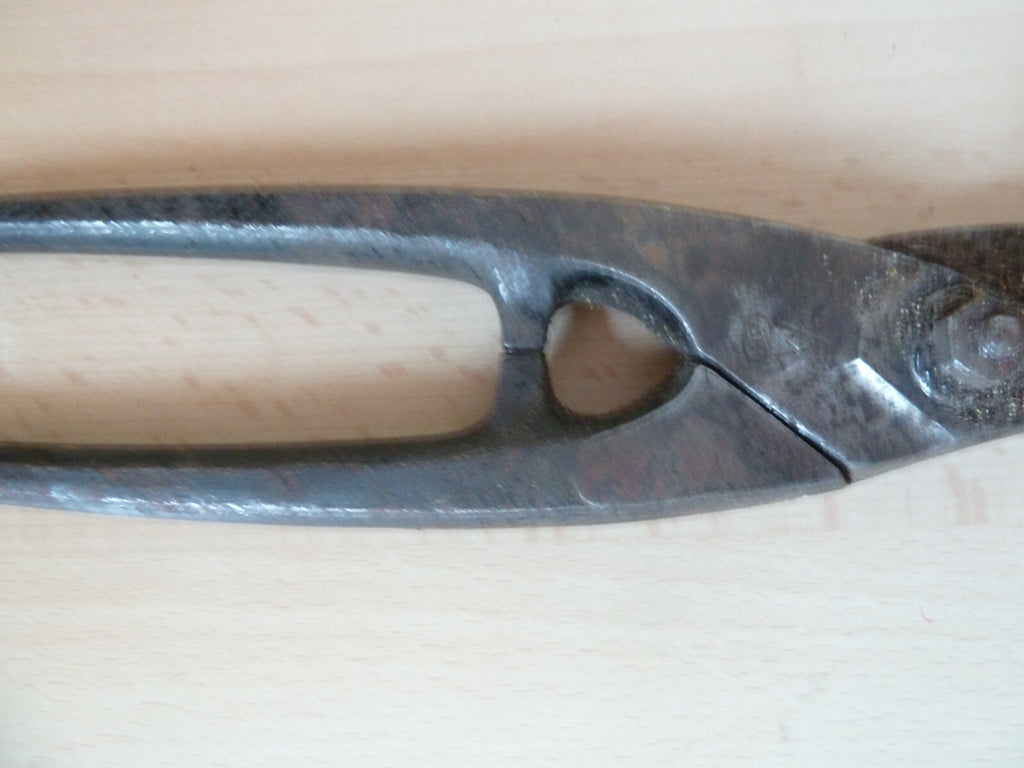 OUTIL ANCIEN cisaille de couvreur pince metal coupante tenaille