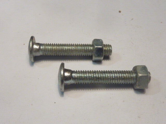 ✨ Ancien stock / NOS –  2 vis Algi – M5 x 30 mm Tête ronde à méplat avec collet