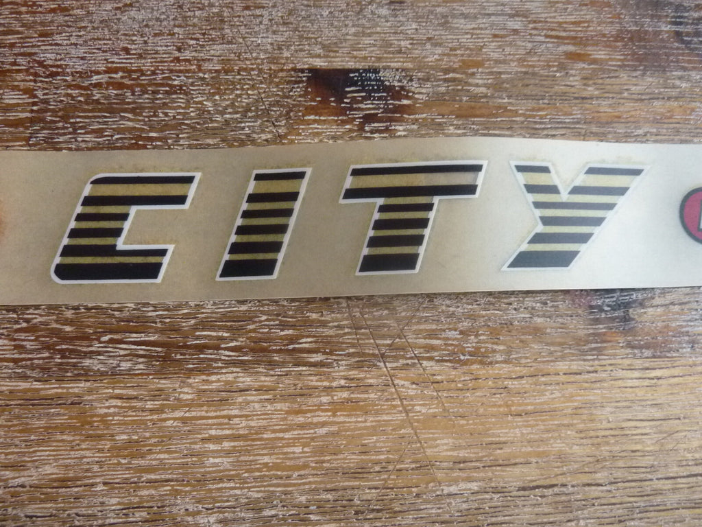 CITY POSITRON Vintage Stickers bike decal / autocollant vélo /prix pour 3