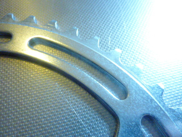 NOS NEU vintage CHAINRING  - 52 - Plateau acier chromé BCD 116   3/32"