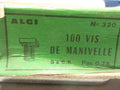 ✨ NOS – Lot 5 Vis Tête Carrée Algi plateaux manivelle M5x65 mm – Vélo Vintage 🚲