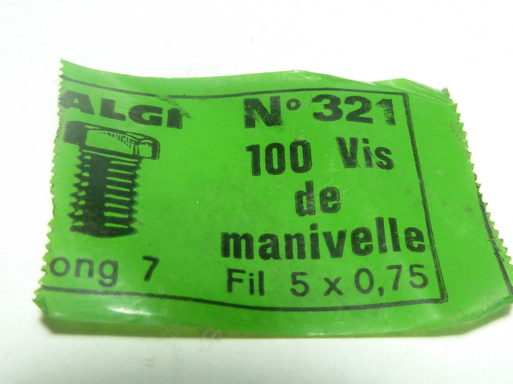 ✨ NOS Ancien stock 9 Vis Algi manivelle  plateau de pédalier velo vintage ✨