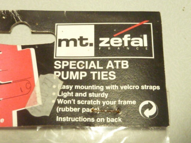NOS vintage porte pompe velo vintage VTT special ATB pump ties Zefal