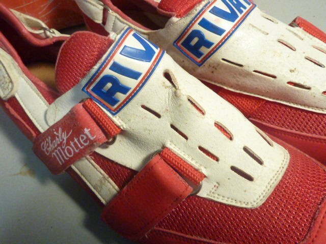 Chaussures cyclisme ancienne Rivat 603 Ventoux  Made in France  taille 40 / 41
