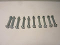 ✨ NOS Lot de 10 Vis M5 x 35 Tête Fendue velo Cyclomoteur / Solex Vintage ✨