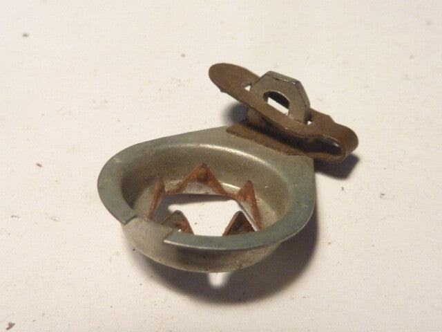 1 ancien vintage support porte ampoule 17 mm velo mobylette vitalux soubitez